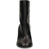 Sacha - Enkellaarsjes - Zwart - Leren - Met Hak