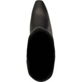 Sacha - Hoge Leren Laarzen - Zwart - Met Hak - 40 cm Schachthoogte