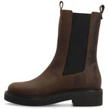 Sacha - Chelsea Boots - Bruin - Leren - Platte Hak 4 cm