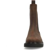 Sacha - Chelsea Boots - Bruin - Leren - Platte Hak 4 cm