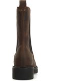 Sacha - Chelsea Boots - Bruin - Leren - Platte Hak 4 cm