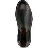 Manfield - Heren - Zwarte leren chelsea boots