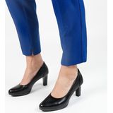 Manfield - Pumps - Zwart - Leer