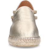 Manfield - Dames - Gouden metallic leren sleehakken
