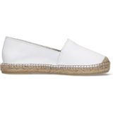 Manfield - Espadrilles - Wit - Leer