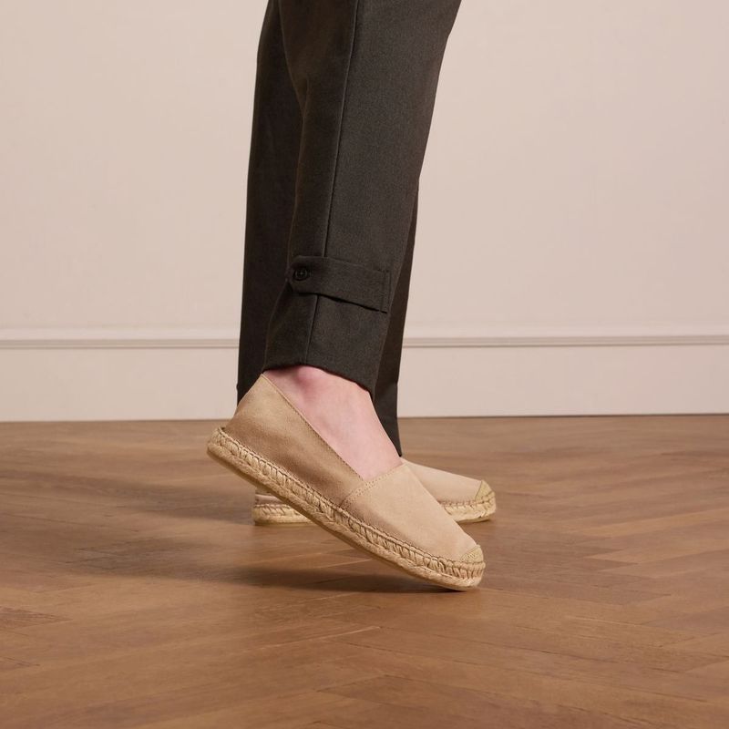 Manfield - Espadrilles - Beige - Suède
