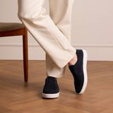 Manfield - Loafers - Donkerblauw - Suède