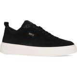 Manfield Suède Sneakers Zwart
