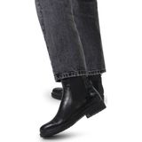 No Stress Leren Enkelboots Zwart