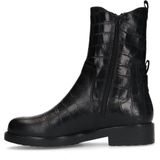 No Stress Leren Enkelboots Zwart