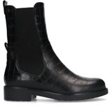 No Stress Leren Enkelboots Zwart