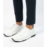 Van Lier - Heren - Witte leren sneakers