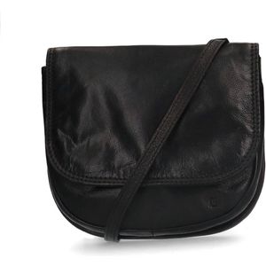 Manfield leren crossbody tas