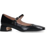 Manfield - Mary Jane Pumps - Zwart - Lakleer