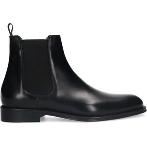 Heritage - Heren - Zwarte leren chelsea boots