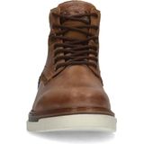 Manfield - Heren - Bruine leren veterboots