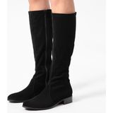 Manfield - Dames - Zwarte laarzen