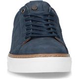 No Stress - Heren - Donkerblauwe nubuck sneakers