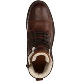 Manfield - Heren - Cognac leren veterboots