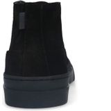 Manfield Suède Veterboots Zwart