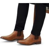 Manfield - Heren - Cognac leren chelsea boots