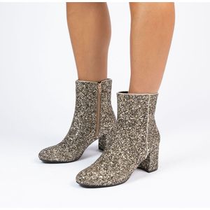 Slipper - Grijs - Imitatieleer - Getextureerd Voetbed