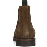 Manfield - Heren - Taupe Suède Chelsea Boots - Suède - Leer