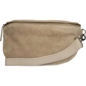 Manfield - Beige suède bum bag