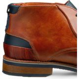 Manfield Black Label leren veterschoenen cognac