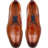 Van Lier - Heren - Veterboots - Cognac - Leer