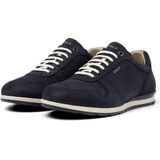 Blauwe nubuck sneakers