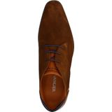 Van Lier - Heren - Veterboots - Cognac - Suède