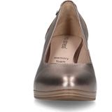 Manfield - Bronzen Leren Pumps - Memory Foam
