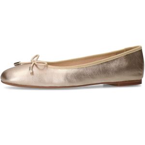 Manfield - Ballerina's - Goud - Leer