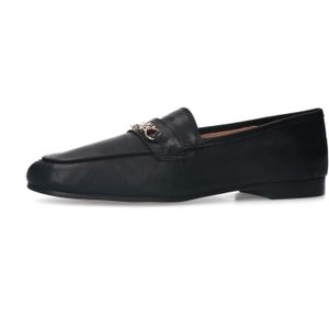 Manfield - Loafers - Zwart - Leer