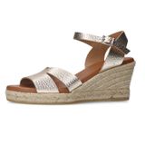 Manfield - Sleehakken - Goudkleurig - Leer - Gespsluiting