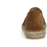 Manfield - Espadrilles - Cognac - Suède - Platte Zool