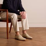 Manfield - Loafers - Beige - Suède