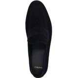 Manfield - Heren - Blauwe Loafers - Suède