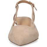 Manfield - Slingback Pumps - Beige - Suède