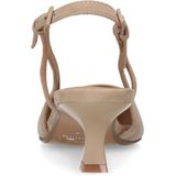 Manfield - Slingback Pumps - Beige - Suède