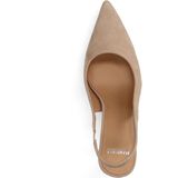 Manfield - Slingback Pumps - Beige - Suède