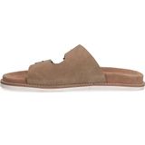 Manfield - Slippers - Beige - Suède