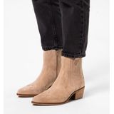 Manfield - Cowboylaarzen - Beige - Suède