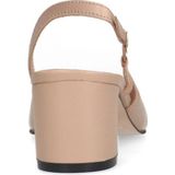 Manfield - Slingback Pumps - Beige - Leer