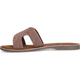 Manfield - Roze Sandalen - Leer - Parel Details