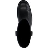 Manfield - Leren Laarsjes - Zwart - Leer