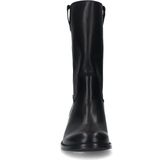 Manfield - Leren Laarsjes - Zwart - Leer