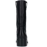 Manfield - Leren Laarsjes - Zwart - Leer