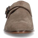 Manfield - Gespschoenen - Taupe - Leer
